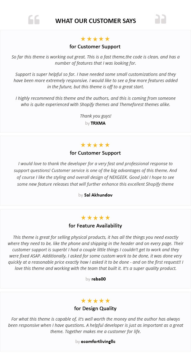 A versatile shopify theme