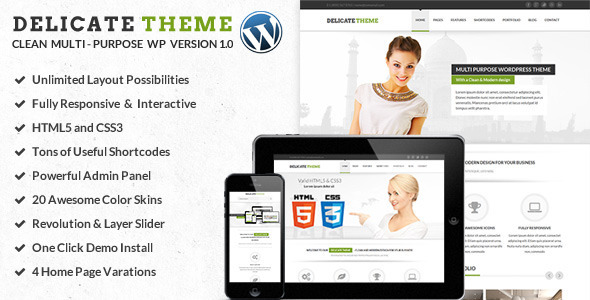 A fine multi-purpose theme
