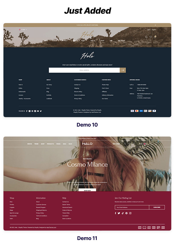 HALO Shopify Theme OS 2.0