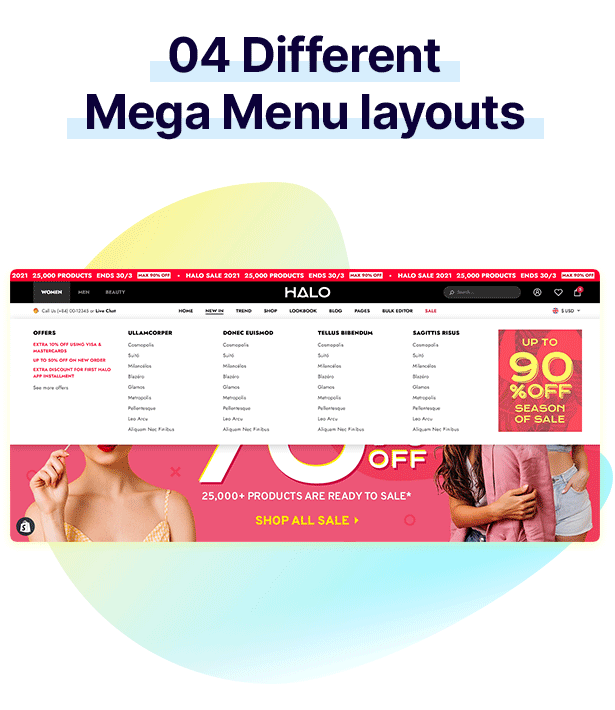HALO Shopify Theme OS 2.0