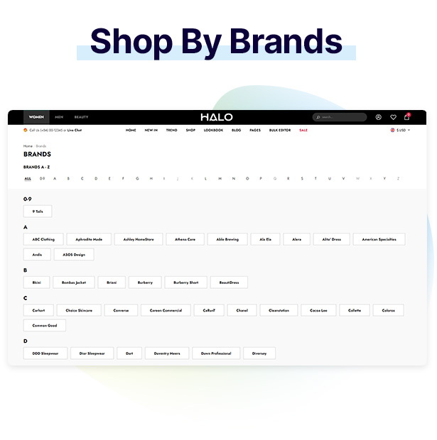 HALO Shopify Theme OS 2.0