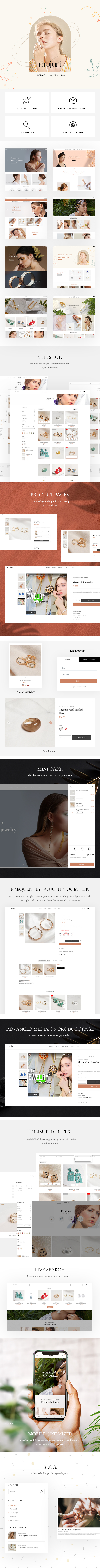 Mojuri - jewelry and fashion store Shopify Theme - 3