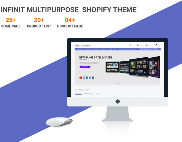 Infinit - with 25 unique home pages - welcome