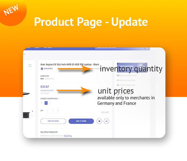 Infinit - Show/hide stock quantity 