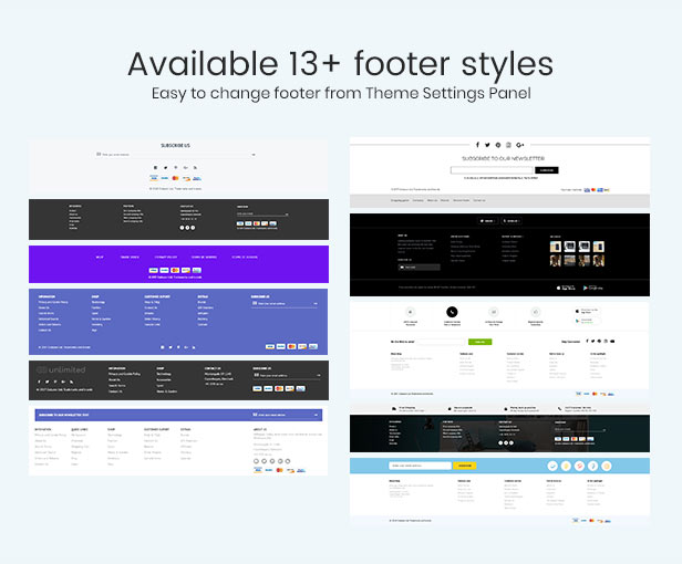 Infinit - Shopify footer styles