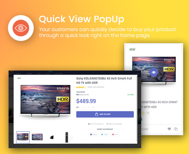 Infinit - A quick view of Shopify