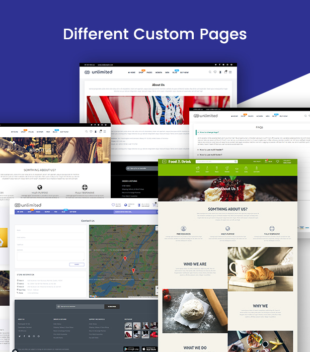 Infinit - Custom Shopify Pages