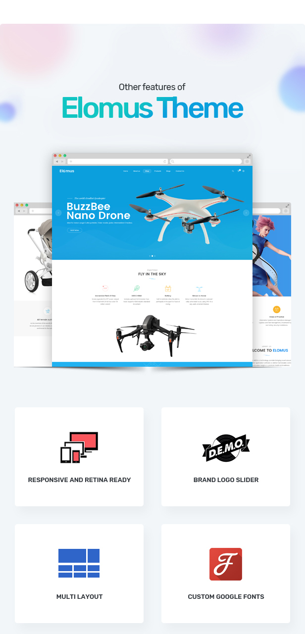 Electronics single product shopify