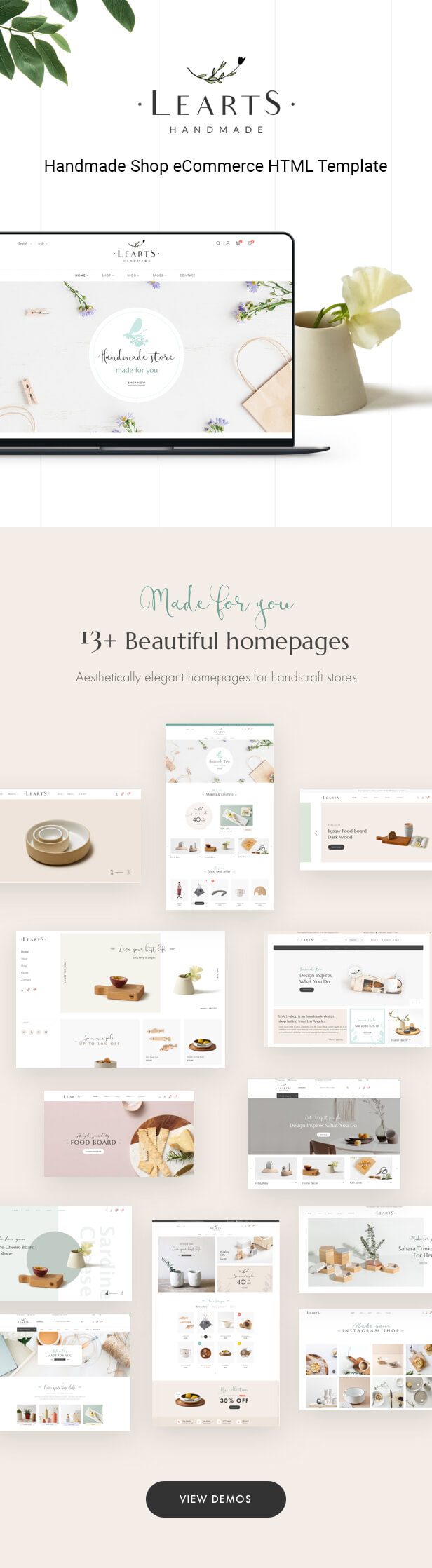 Learts - The best handcrafted Shopify theme