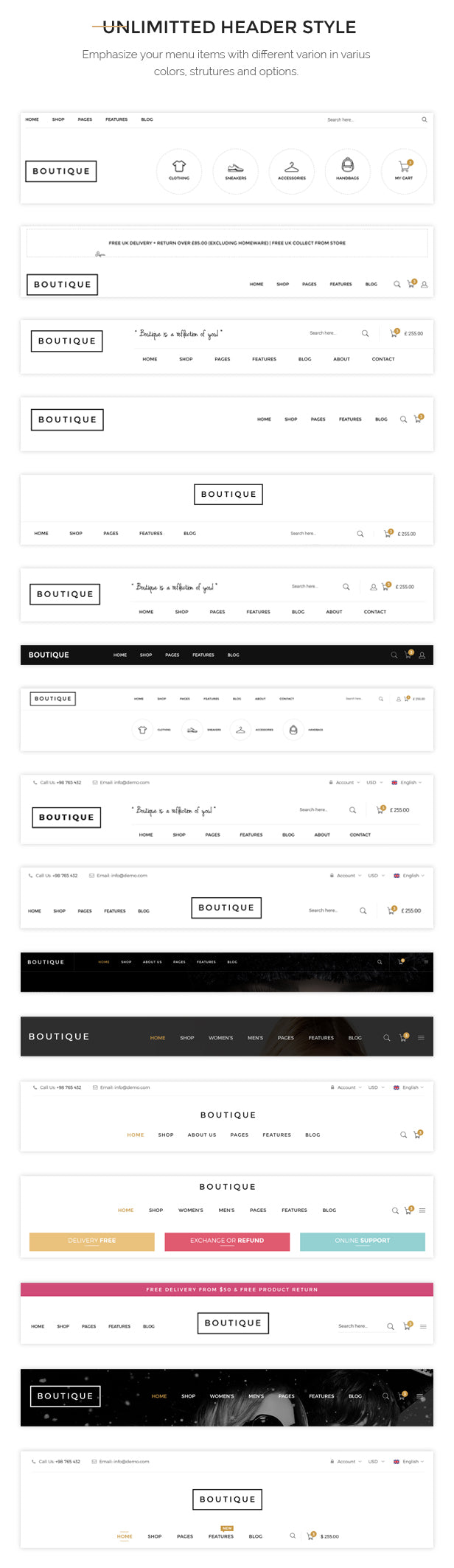 Boutique - Responsive Shopify Kit - 15