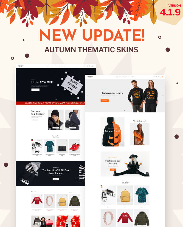 Vendy - Versatile Shopify Kit for Fashion - 1