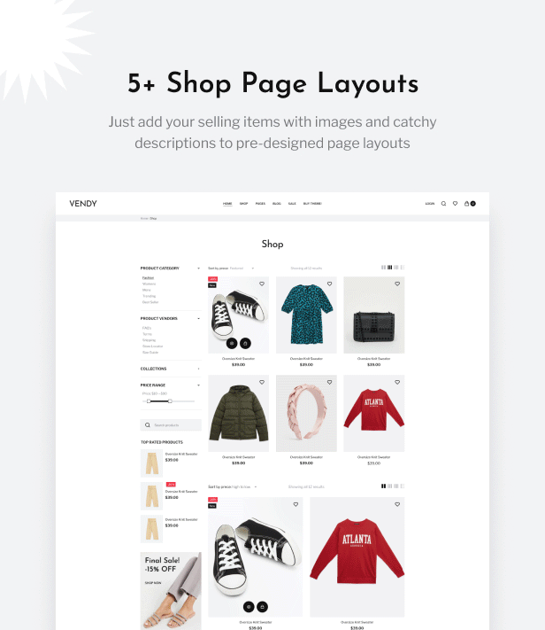 Vendy - Versatile Shopify Kit for Fashion - 19
