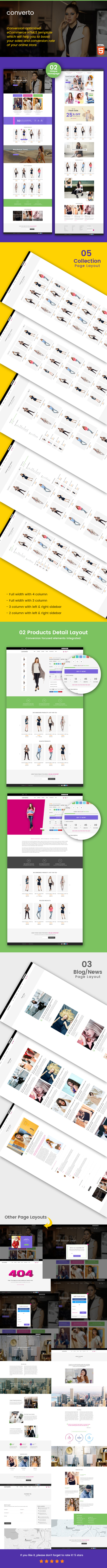 Converto - HTML5 template for e-commerce optimized for conversions - 1