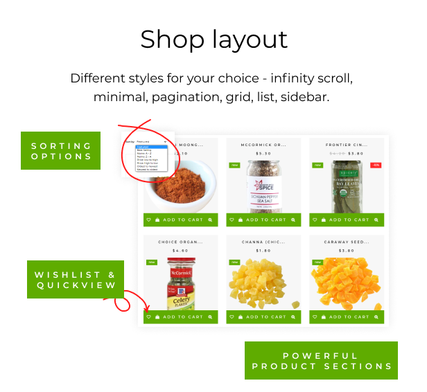 SpiceX - Condiment and Spices Shopify Online Store Design - 7