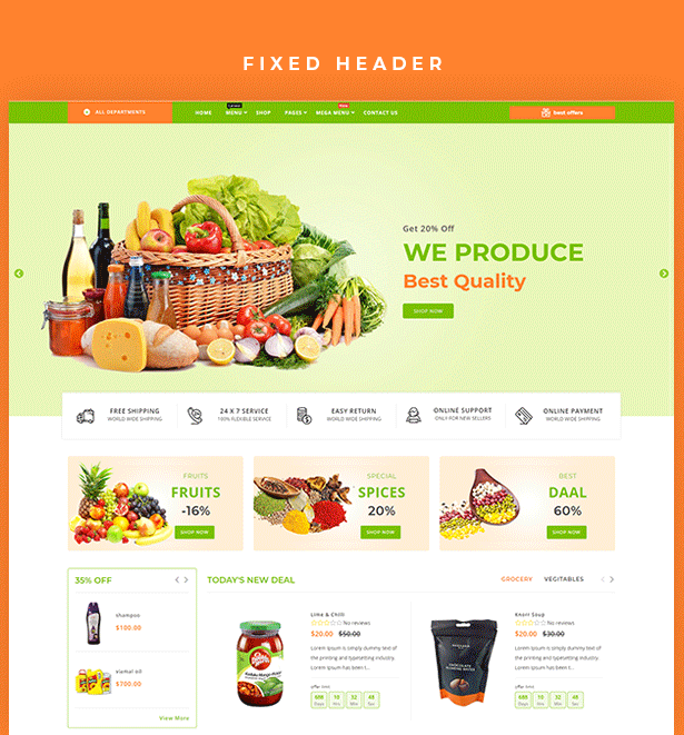 Grocery Store Shopify Theme