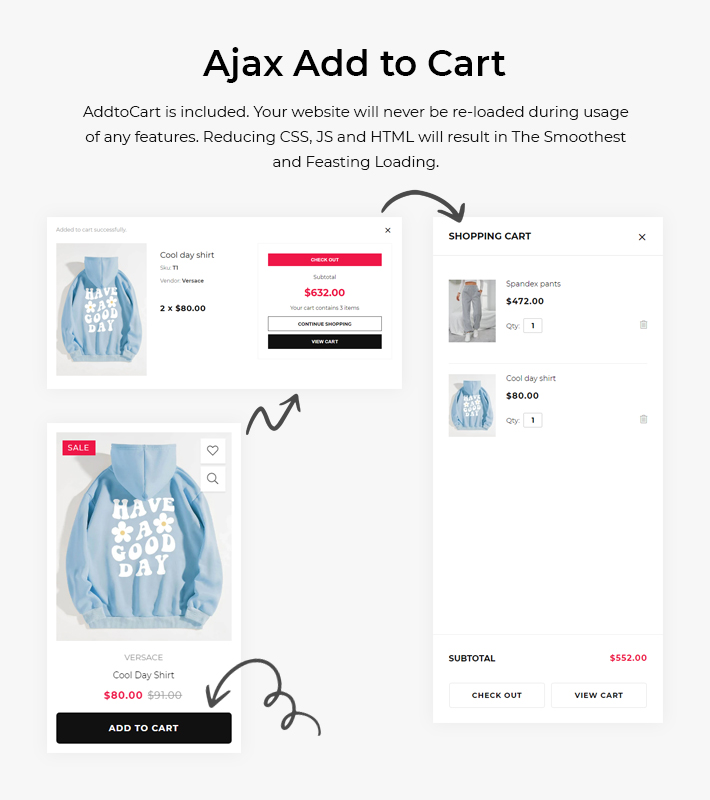 Multi-functional clothing store Shopify 2.0 theme