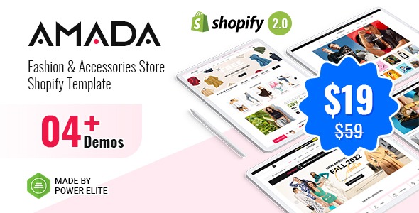 Amada - MultiFunctional Clothing Shop The Shopify 2.0 Theme