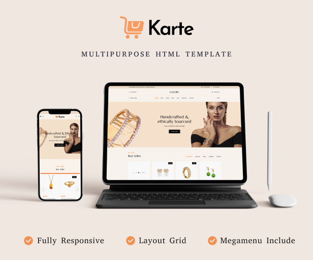 Karte - HTML template for multipurpose e-commerce - 1