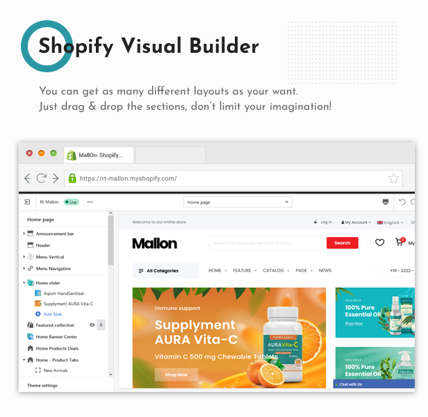 Mallon - Medical Shop, Health Shop eCommerce Shopify Theme