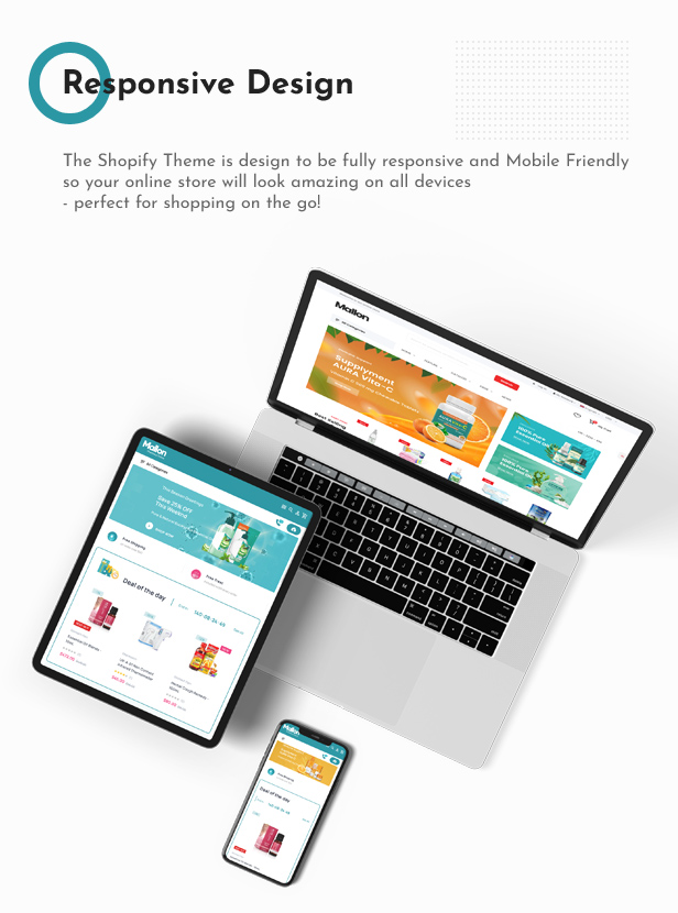 Mallon - Medical Shop, Health Shop eCommerce Shopify Theme