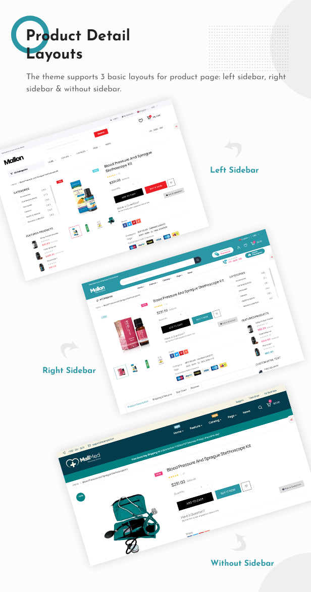 Mallon - Medical Shop, Health Shop eCommerce Shopify Theme