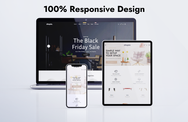 Built-in mega menu and category