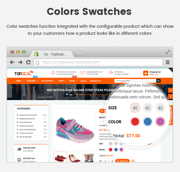 TopDeal - A multipurpose Shopify theme with drag and drop section builder