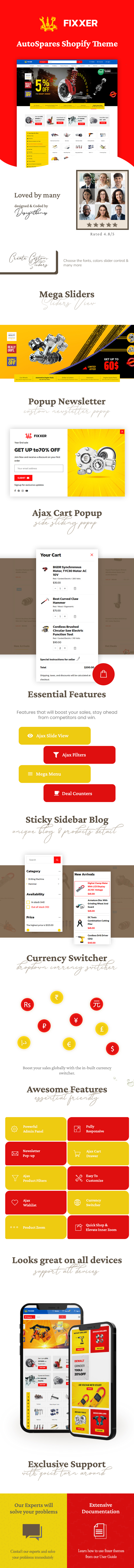 Fixxer - Shopify-themed hardware and tools store - 1