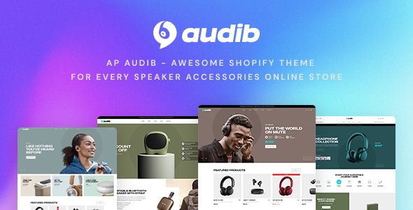 Ap Audib - Speaker Audio Gears Theme Shopify - 1