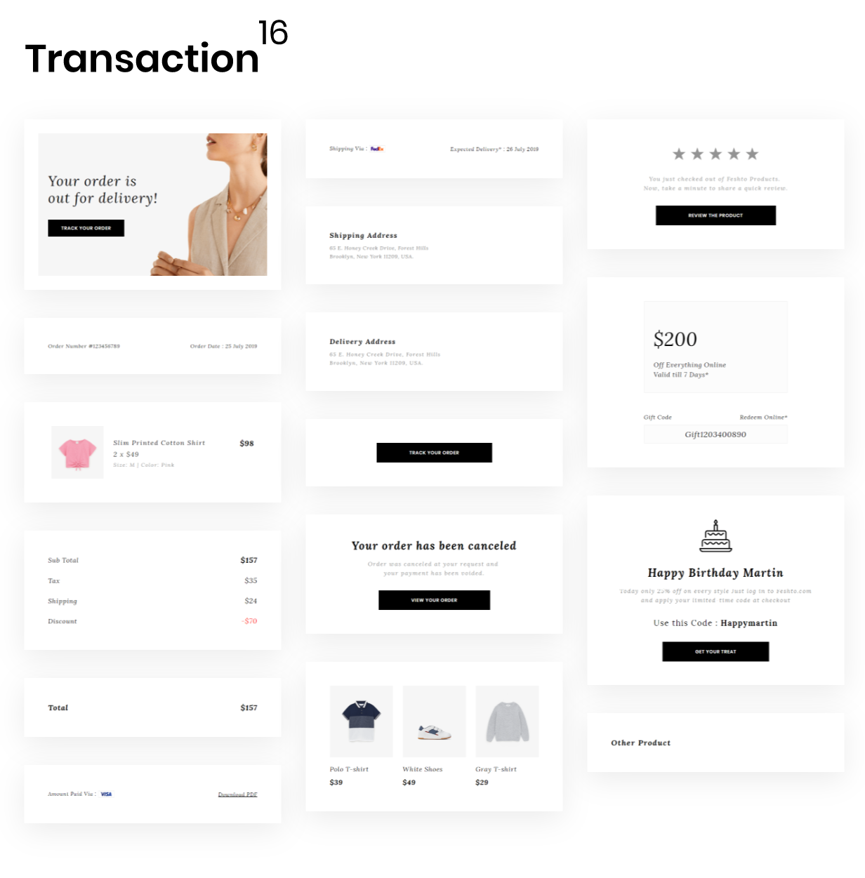 Email template