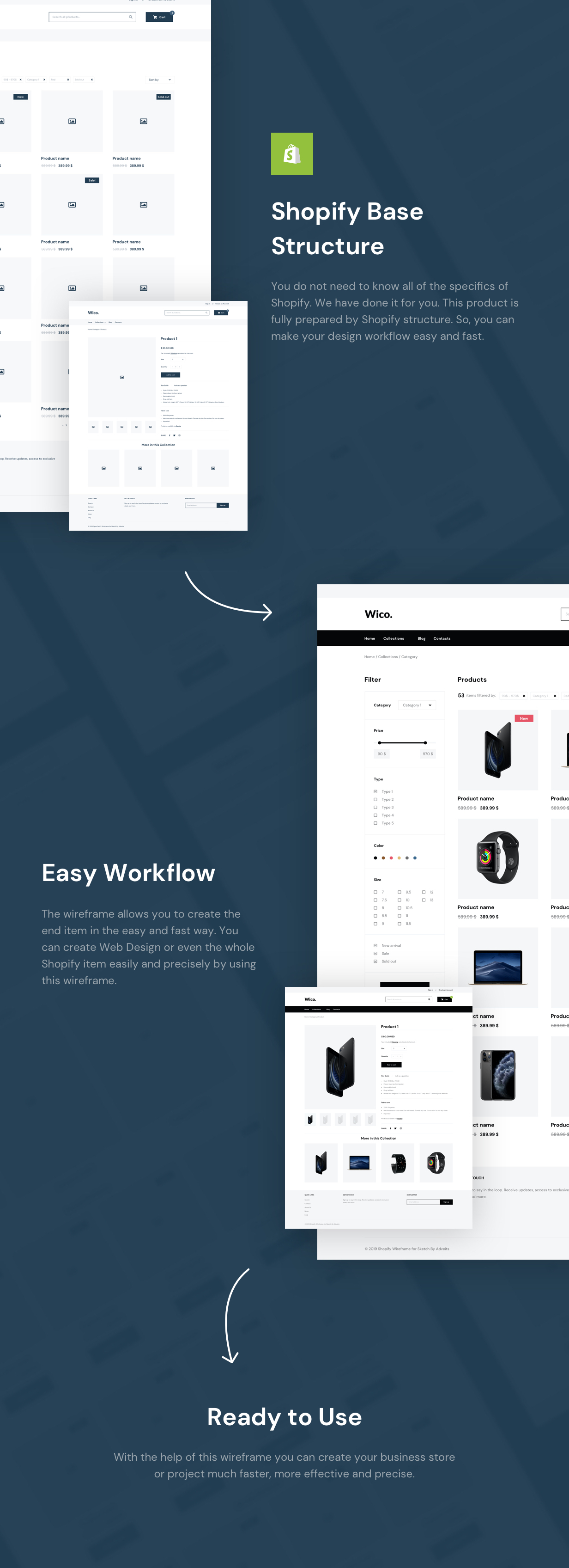Wico Adobe XD presentation