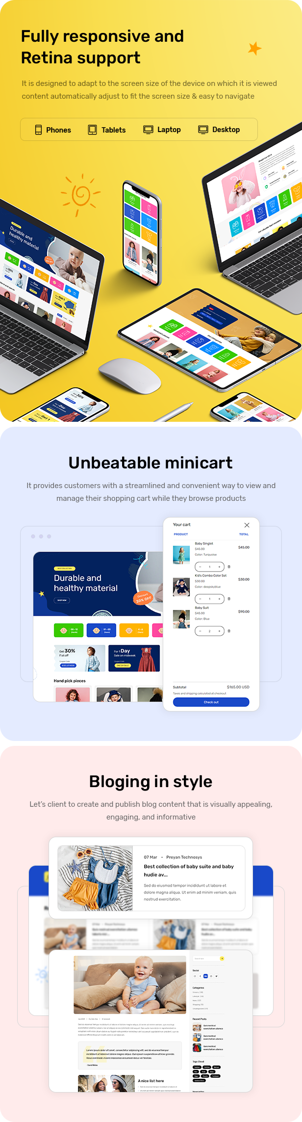 A versatile Shopify theme for kids