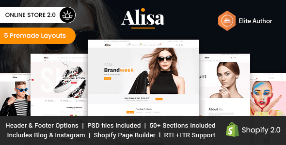 Alisa - Sectioned Multipurpose Shopify Theme