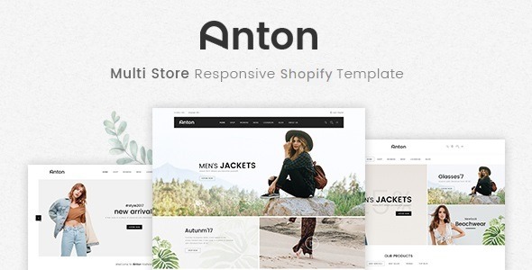 Anton - Multi Store Responsive Shopify Theme