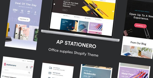 Ap Stationero - Office Supplies Shopify Theme
