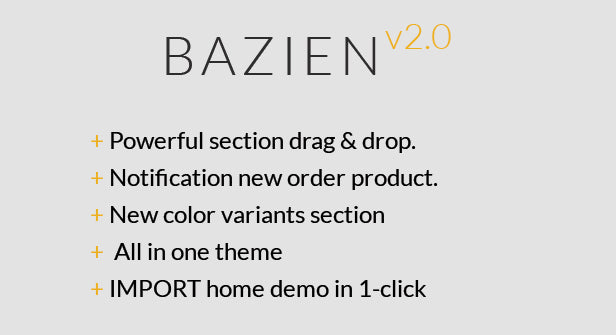 Bazien - Shopify Retina Design - 1