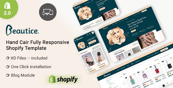 Beautice - Beauty & Cosmetics Shopify Theme