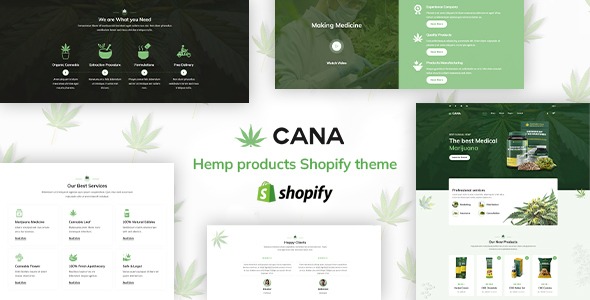 Cana - Medical Marijuana Shopify Theme