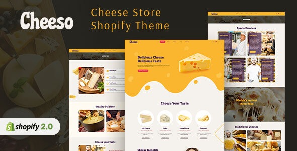 Cheeso | Organic Food Shopify Theme