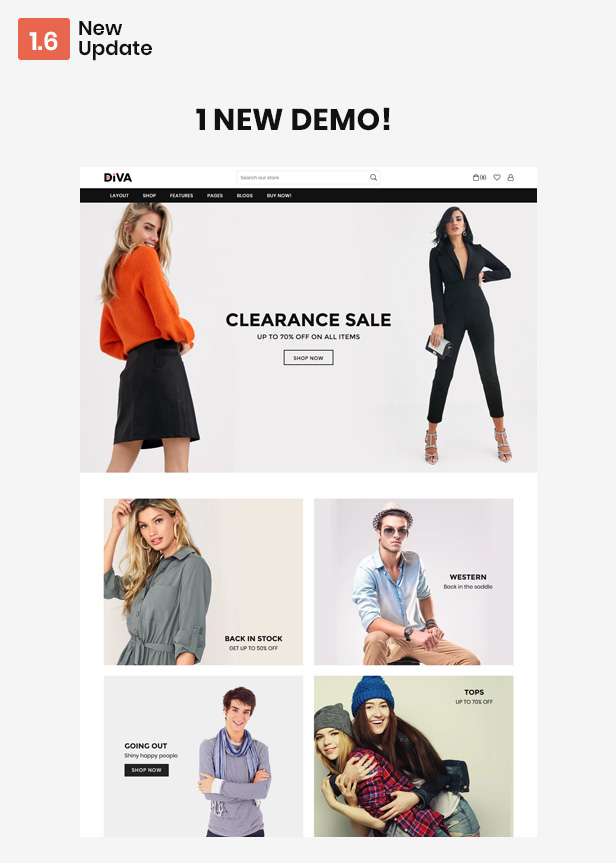 Diva - minimal and modern Shopify theme - 3
