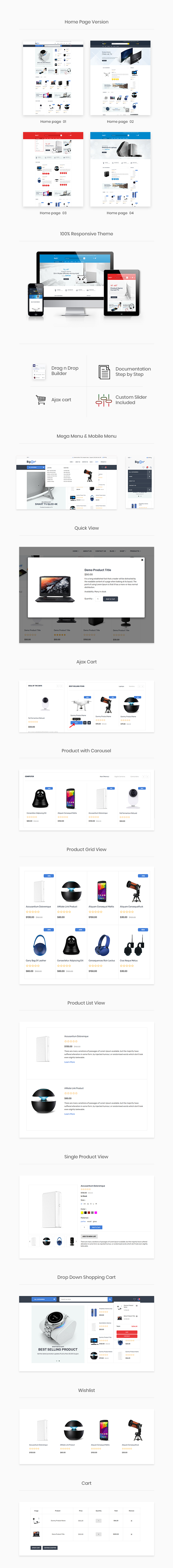 Electronic stores Shopify Theme - BigOn - 2