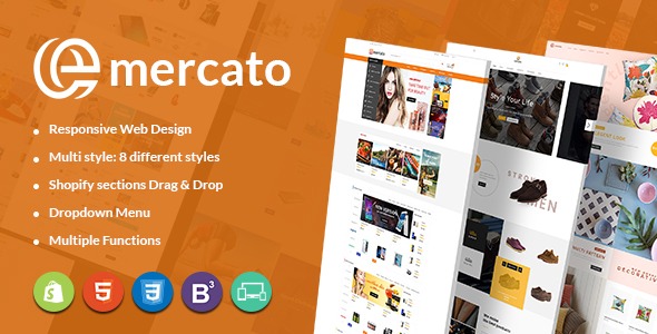 Emercato | Multi-purpose Responsive Shopify Theme