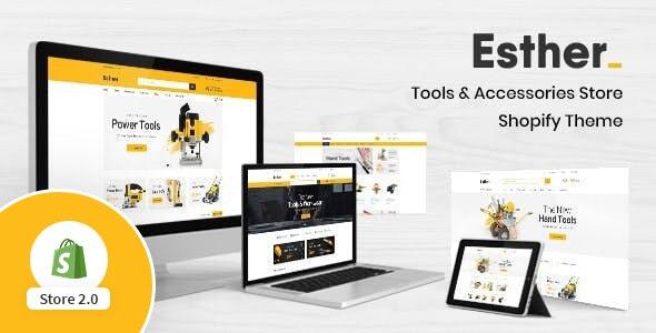 Esther - Tools Store & Garage Shopify Theme
