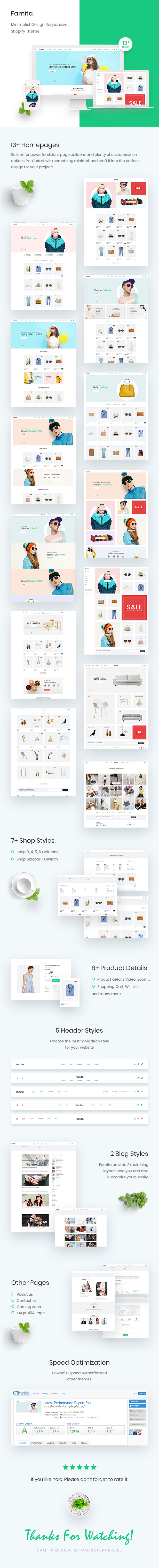 Famita - Minimalist Shopify Design - 1