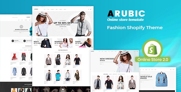 Fashion Shopify Theme - Arubic