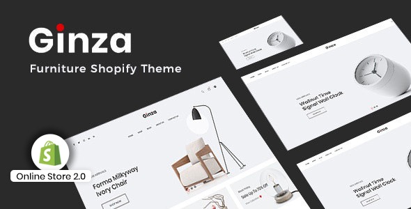 Ginza - Minimal Furniture Shopify Theme
