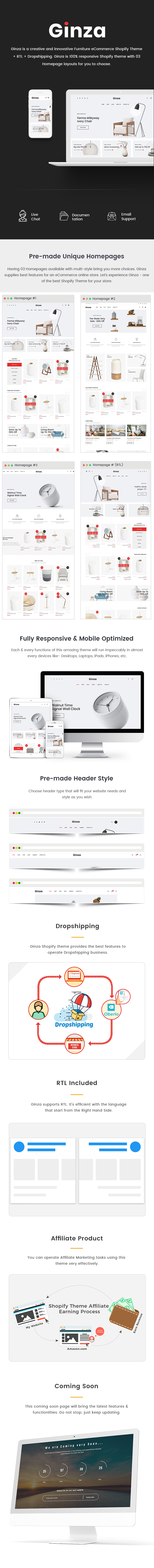 Ginza - Shopify Minimal Design Furniture - 1
