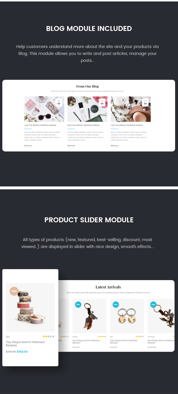 Shopify themed home design
