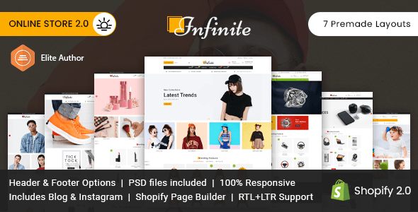 Infinite Multipurpose Shopify Theme