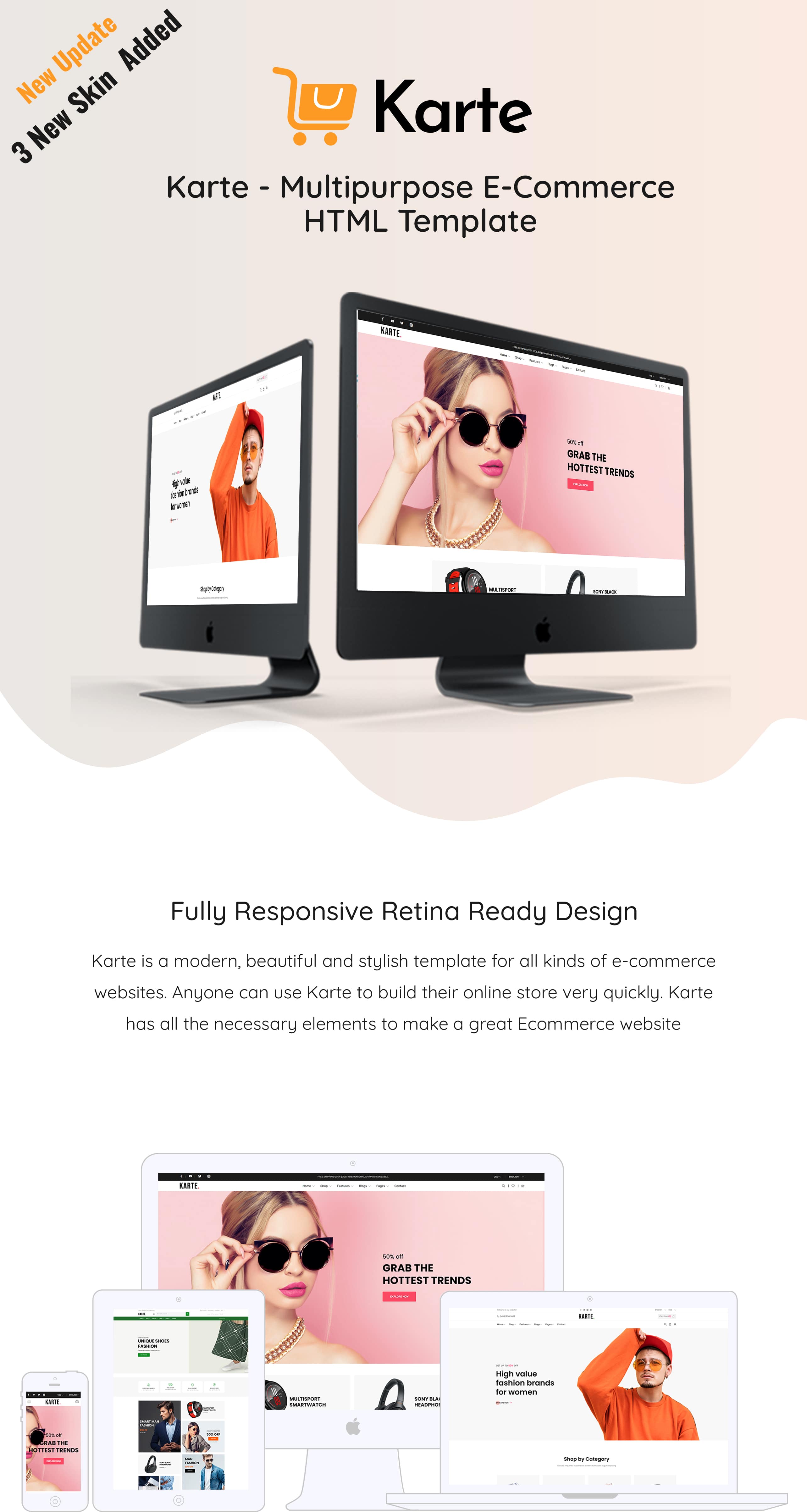 Karte - HTML template for multipurpose e-commerce - 2